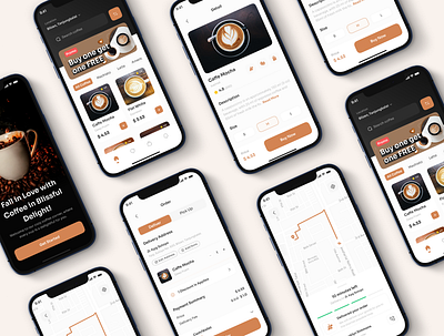 JavaGem Coffee Shop Figma Design figma graphic design ui