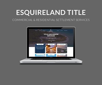 ESQUIRE LAND TITLE | Website Design figma