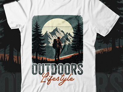 Outdoors lifestyle t-shirt graphic design off road outdoor shirt t shirt typography design vintage designe