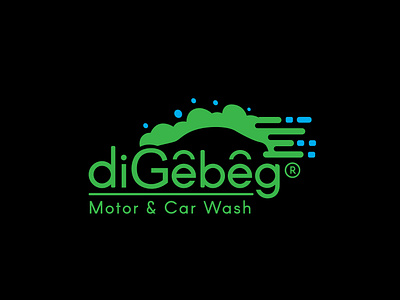 diGebeg - Motor & Car Wash branding design graphic design identity illustration illustrator logo ui vector