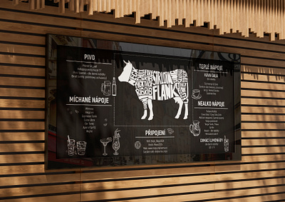 A sign with a restaurant offer 🥩🍽️ adobe adobeprogrammes design illustration vector vectorart vectors work