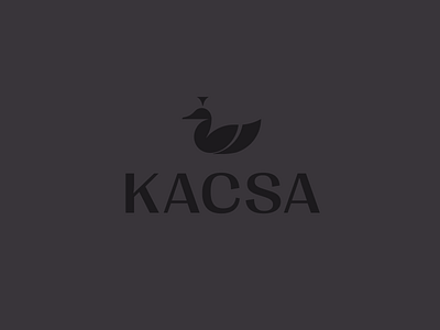 Kacsa. Logo & Identity collection cosmetics duck bird elegant classic logo logotype mark