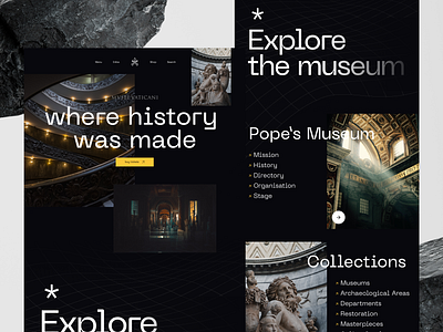 Concept Exploration concept creative design italy minimal museum trend ui ux web