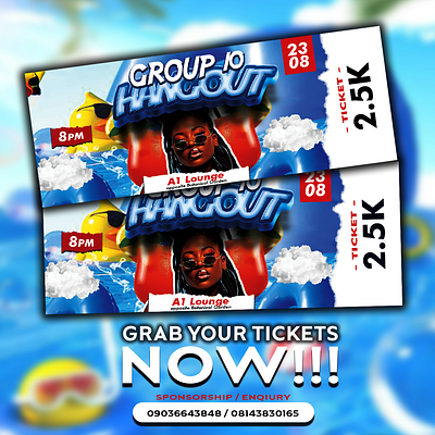 Event Ticket Design. design event ticket graphic