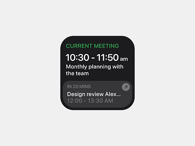 Calendar widget design mobile ui uidesign widget