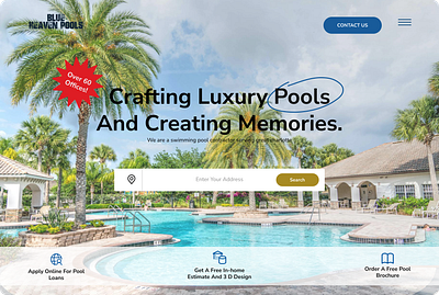 Pool Builders Website Design