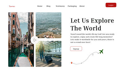 Travel Agency Landing Page