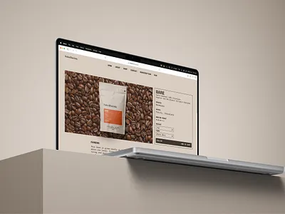 NakedBarista Website - Item Page brand design brand identity branding design graphic design identity logo visual identity web design website