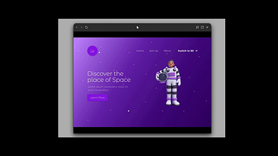 Figma Animated Home Screen animated figma animation branding figma animation hover effect ui ux