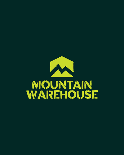 Mountain Warehouse Rebrand Concept branding concept graphic design hiking identity logo mountain warehouse mountains outdoors visual identity