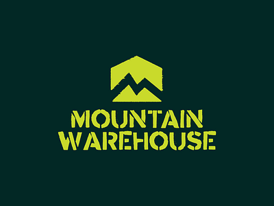 Mountain Warehouse Rebrand Concept branding concept graphic design hiking identity logo mountain warehouse mountains outdoors visual identity