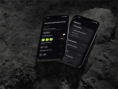 Minimalistic workout app app design elegant ios ios app minimalistic product design prototyping stylish swiftui ui