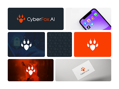 Cyber Fox branding fox foxlogo graphic design logo logodesign logopresentation minmal securitylogo simplelogo