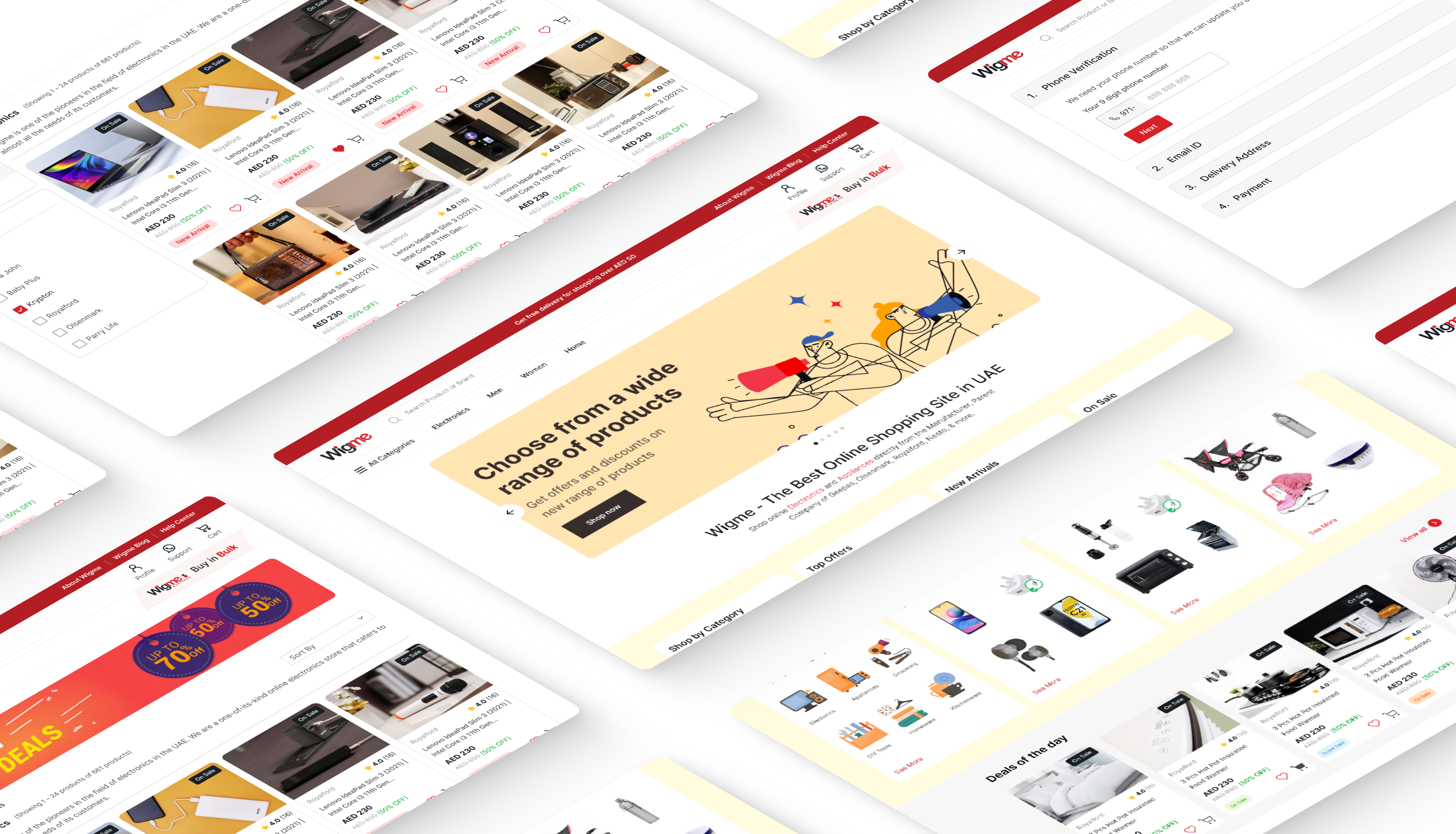 Wigme - An ecommerce application ux