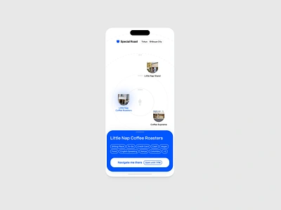 Special Roast: Speciality Coffee Tracker coffee concept japan map minimal mobile product product design shibuya speciality tokyo tracker ui ux