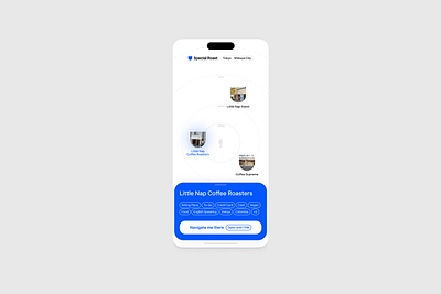 Special Roast: Speciality Coffee Tracker coffee concept japan map minimal mobile product product design shibuya speciality tokyo tracker ui ux