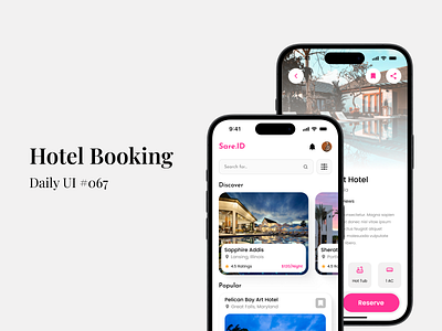 Hotel Booking - Daily UI #067 booking daily ui figma hotel hotel booking mobile app design ui ui design uiux uiux design vacation