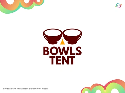 Bowls Tent Logo adventure bonfire bowl brand design brand designer camp cutlery food logo design logo designer logo for sale logo idea logo inspiration logomark logotype scout soup tableware tent zzoe iggi