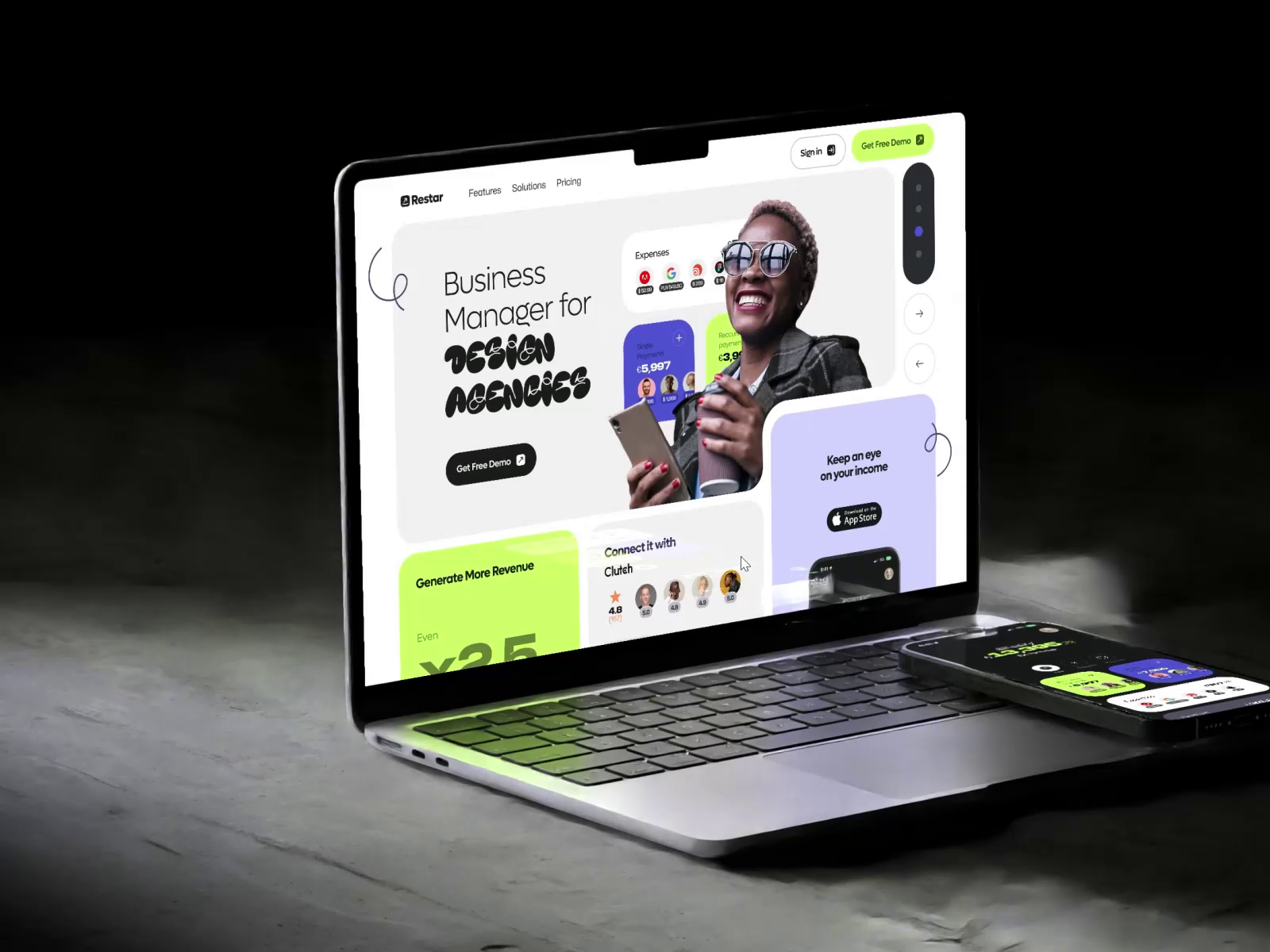 Example of Landing Page Design