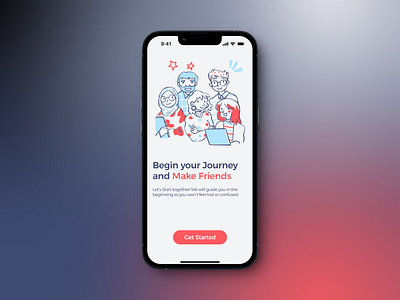 DailyUI 023 Onboarding dailyui dailyui 023 design illustration ios mobile onboarding ui