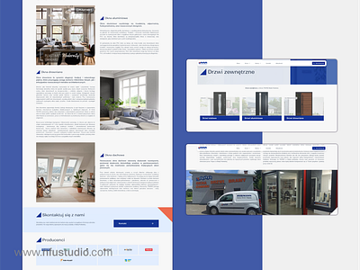 Trapez - website sections design door doors entrance gate home house light theme web design webdesign website window