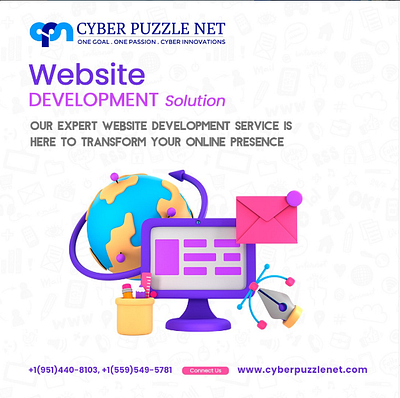 Digital Marketing Company - Cyber Puzzle Net digitalmarketing graphic design mobileappdevelopment softwaredevelopment ui webdesign webdevelopment