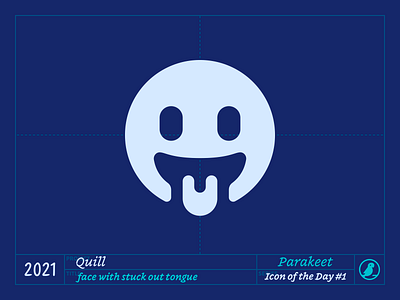 Icon of the Day #1 design emoji glyph icon icons vector