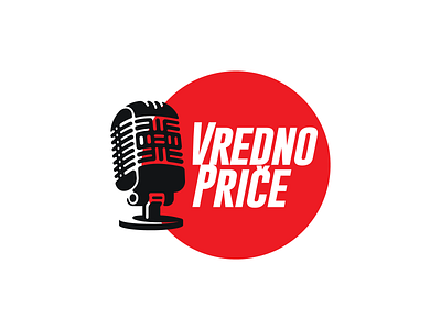 Vredno Priče (Worth Talking) book bookstore contrast icon knowledge logo mic microphone music publishing story symbol talkin worth worthtalking