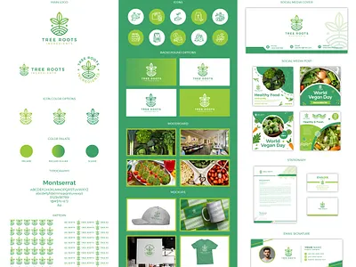 Branding kit for a natural logo design. brand guidelines brand identity brand identity guidelines brand identity design branding branding kit logo design natural logo