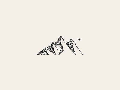 Mountains logo adventure branding cosmodrome art creative design geo geographic graphic design hills line logo logofolio logotype malina cosmica map mountain mountains nature portfolio vector