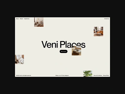 Veni Places (Layouts) apartments clean design images layout layouts luxury minimal montreal property real estate sections simple ui user experience user interface ux visual visual design web design