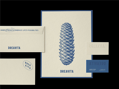 Dreavita Mental Wellness Branding branding design graphic design health illustration logo mental visualidentity wellness