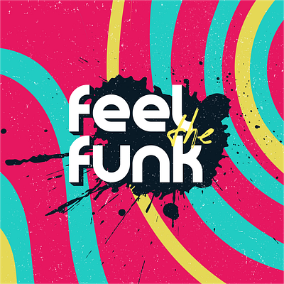 Imatge visual Feel the funk band design branding diseño editorial diseño festival diseño gráfico edit festival design graphic design identidad visual