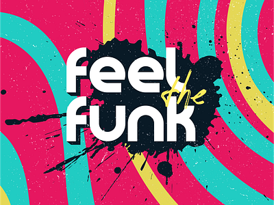 Imatge visual Feel the funk band design branding diseño editorial diseño festival diseño gráfico edit festival design graphic design identidad visual