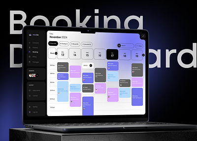 Booking Dashboard appointment booking calendar dashboard design ui ux website