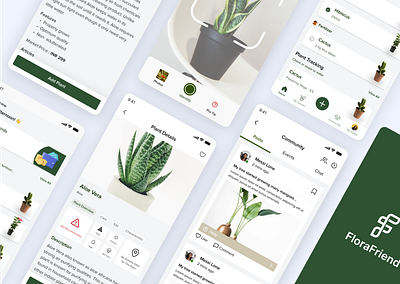 Plant Care App app care design logo mobile app plant plant app plant care app ui ux