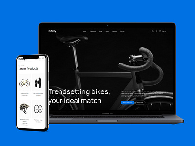 Ridely - Sports Website Template bicycle store bike accessories blog builtwithtemplate business e commerce madeinwebflow madewithwebflow marketing retail scrolling shop small business sport sports hero sports landing sports landing page sports website traveling webflow