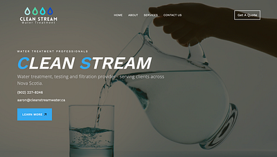 Webflow Website Design/Development - Clean Stream webflow website design website development