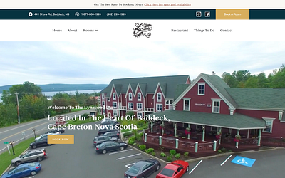 Webflow Website Design/Development - Lynwood Inn design webflow website design website redesign