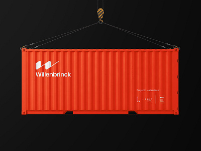 Free Container Mockup branding container design download free freebie identity logo metal container mockup mockups psd template typography