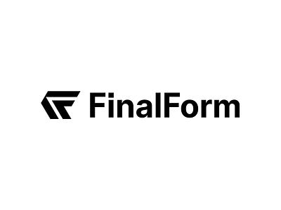 FinalForm Logo Design arrow logo brand design brand identity branding dynamic logo exercise logo f f logo fitness logo healthy logo lettermark logo monogram movement logo nutrition logo tech logo type typography workout logo