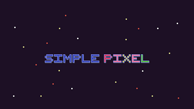 Pixel Animation. Retro Style graphic design logo motion graphics