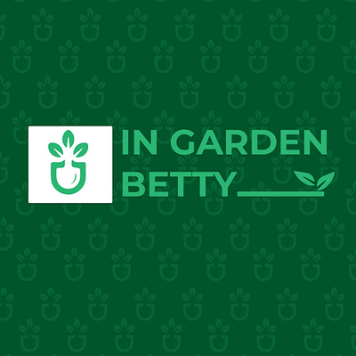 IN Garden Betty Logo 3d animation branding graphic design in garden betty logo ingarden logo logodesign