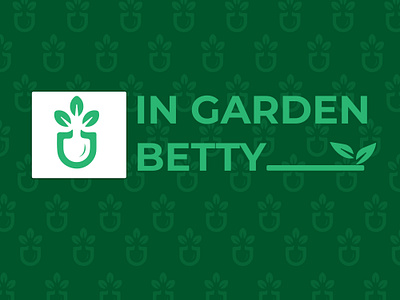 IN Garden Betty Logo 3d animation branding graphic design in garden betty logo ingarden logo logodesign