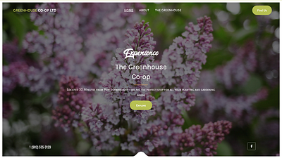 Webflow Website Design - Greenhouse Co-op design web development webflow website design