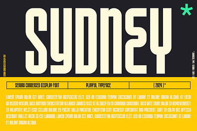 Sydney branding design font graphic design inumocca lettering logo logotype typeface typography