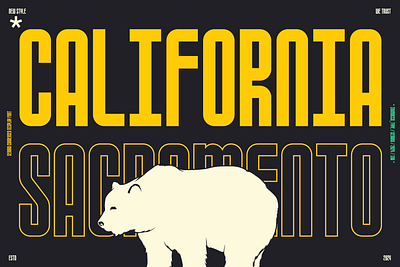 California branding design font graphic design inumocca lettering logo typeface typography