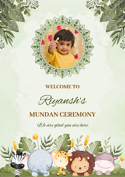 Mundan Ceremony Instagram Story Invitation Card invitation card mundan ceremony mundan ceremony invitation card