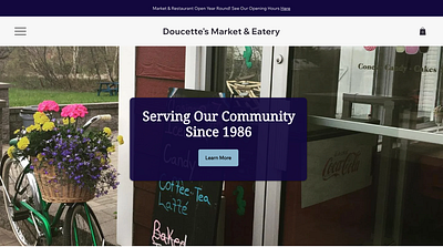 Website Design - Doucette's Market business website design website design wix