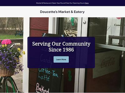 Website Design - Doucette's Market business website design website design wix